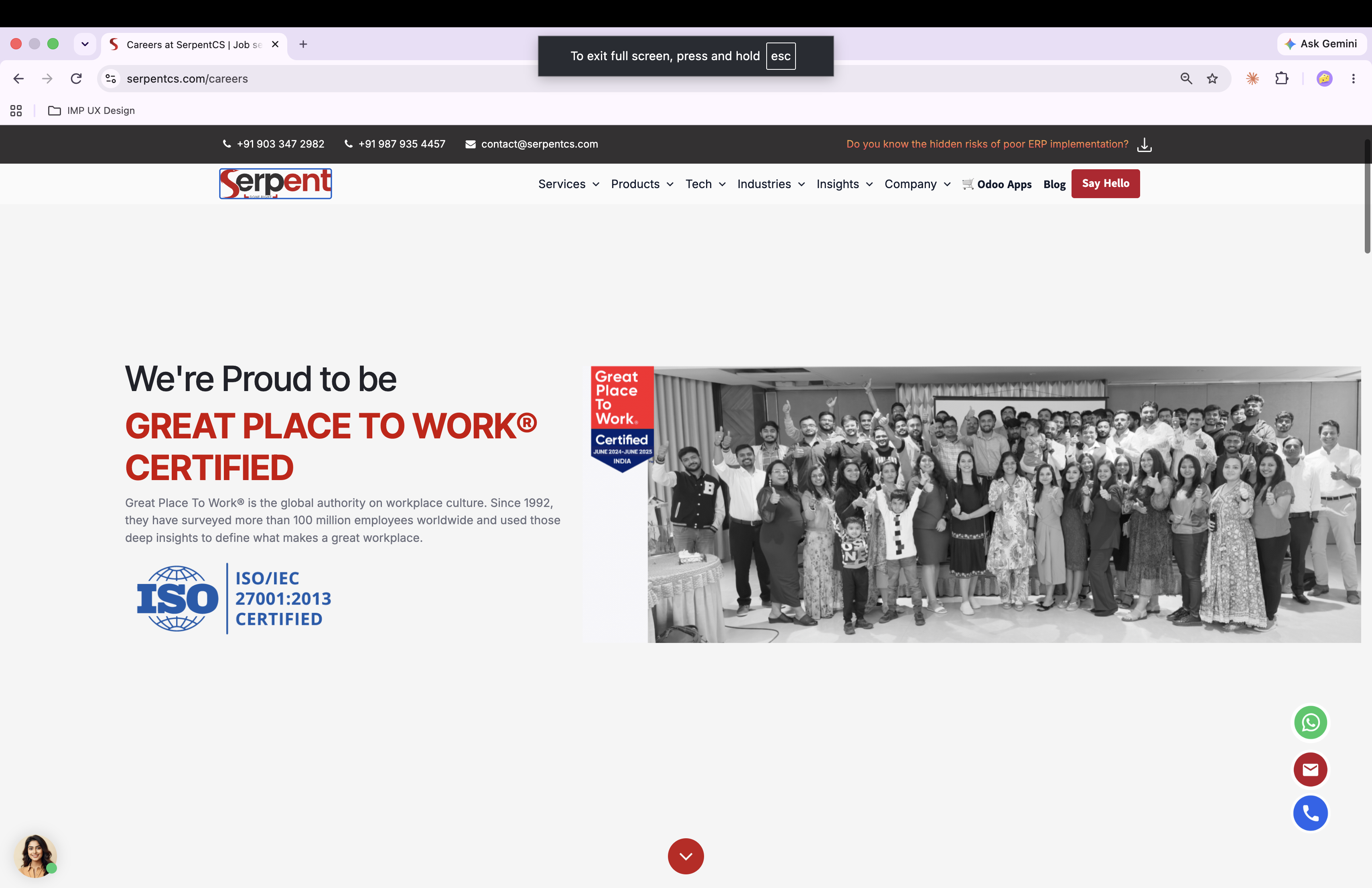 Homepage / nav screenshot